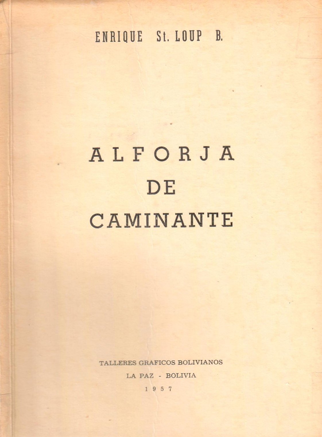 Portada de Alforja de Caminante